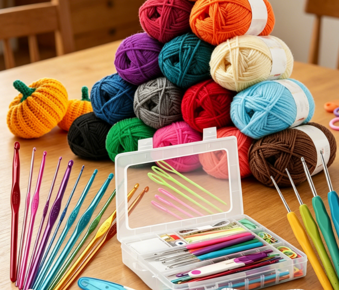 Amigurumi Crochet Kit With Yarn And Accessories Image 2