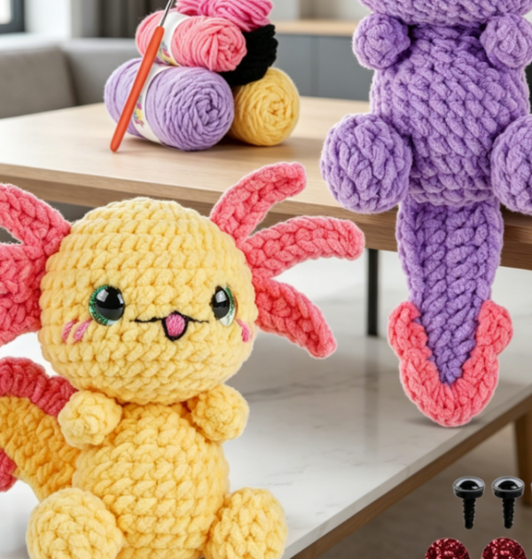 Animal Shaped Crochet Kit (Includes Detailed Tutorials)